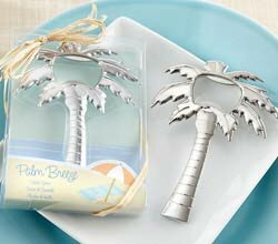 "Palm Breeze" Chrome Palm Tree Bottle Opener 