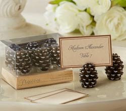 Pinecone Place Card/Photo Holders (Set of 6) 